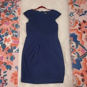 Adrianna Papell Navy Blue Sheath Dress 12